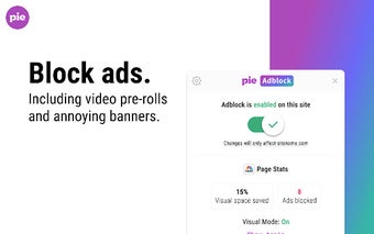 Pie Adblock: Block Ads, Get Paid