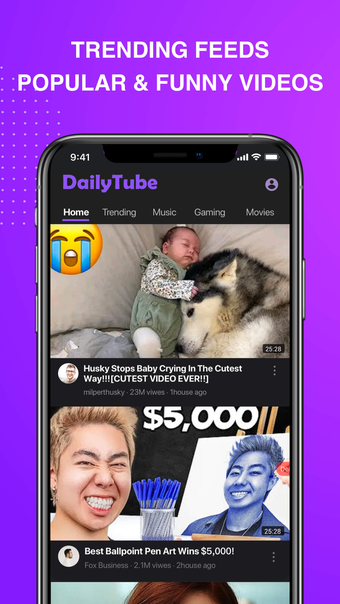 DailyTube - Video Streamer para iPhone - Descargar