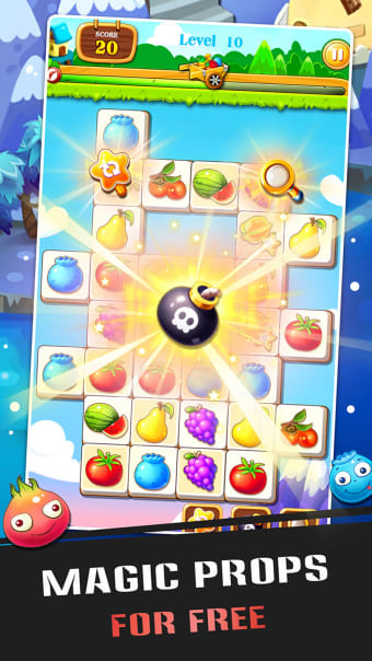 Fruit Link New - Find The Match Fruits Fruit Pop Mania