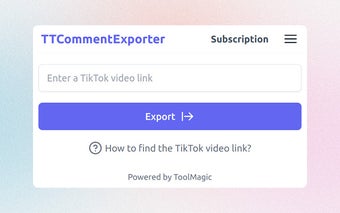 TTCommentExporter - Export TikTok Comments