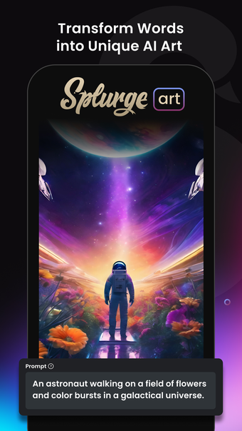 Splurge Art - AI Art Platform