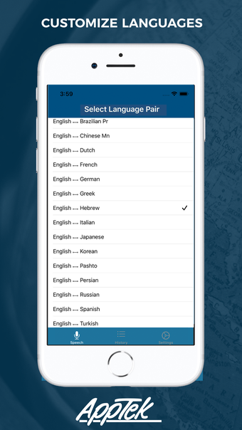 AppTek Speech Translate