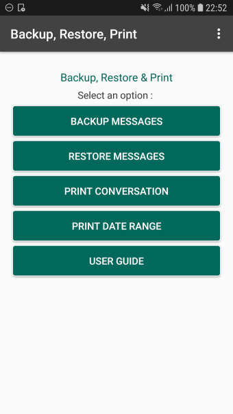 Print Text Messages Backup R