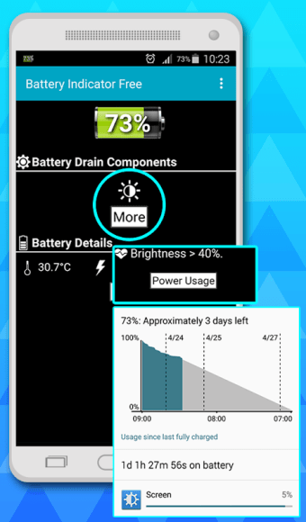 battery indicator free