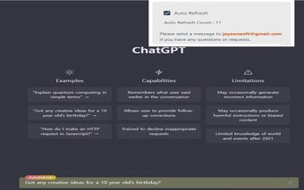 ChatGPT Auto Refresh