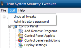 True System Security Tweaker