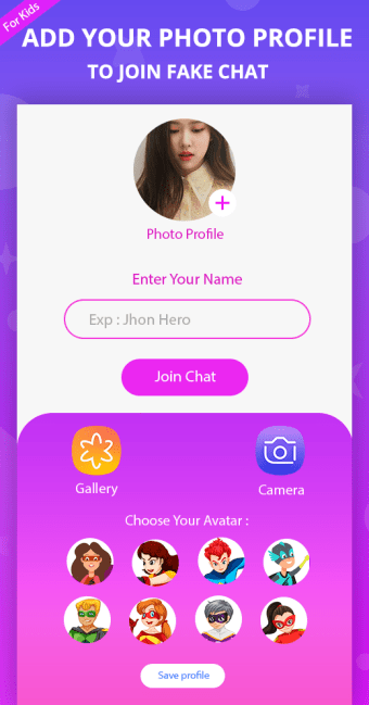 fake chat Black pink : with live video calling