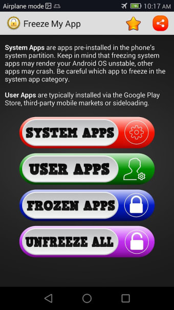 App Freeze (root)