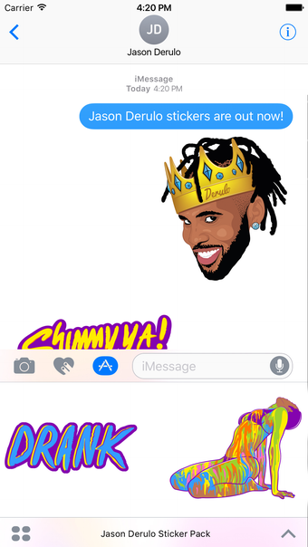 Jason Derulo Sticker Pack