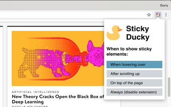 Sticky Ducky