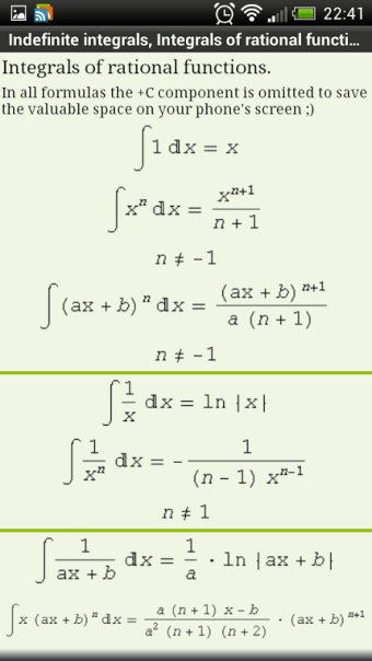 Math2 - mathematics integrals