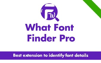 Font Finder by WhatFont