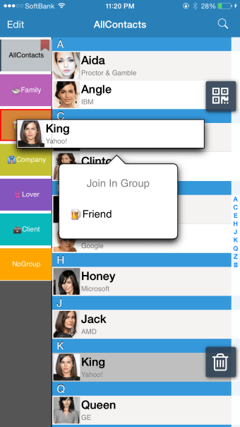 Group Contact Lite