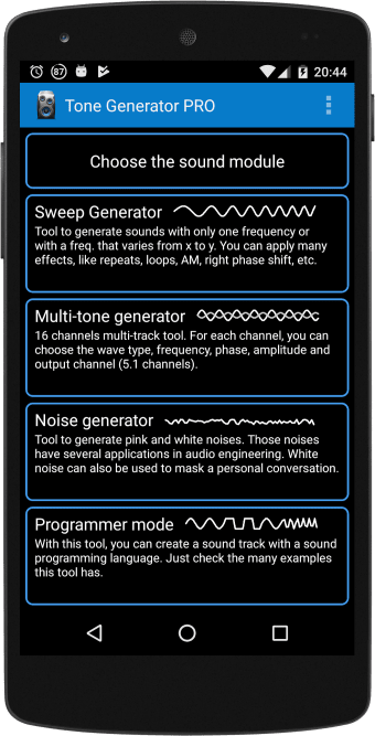 Professional Tone Generator