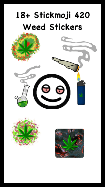 Stickmoji 420 Weed Stickers
