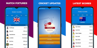 Cric24x7 - Live Cricket Scorecard  News Updates