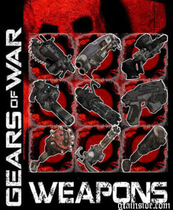 GTA San Andreas: Gears of War Weapons
