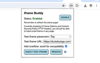 Iframe Buddy