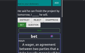 Grab The Word extension (Beta)