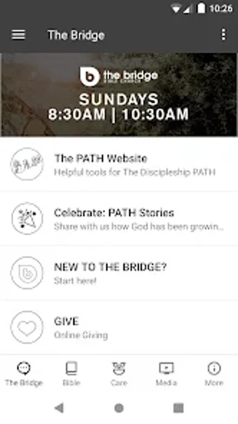 The Bridge Bible Church App