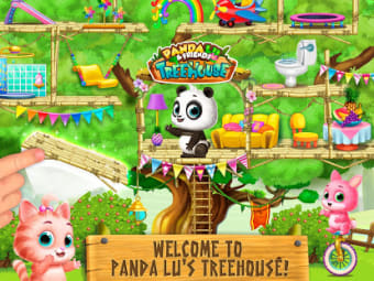 Panda Lu Treehouse - Build  Play with Tiny Pets