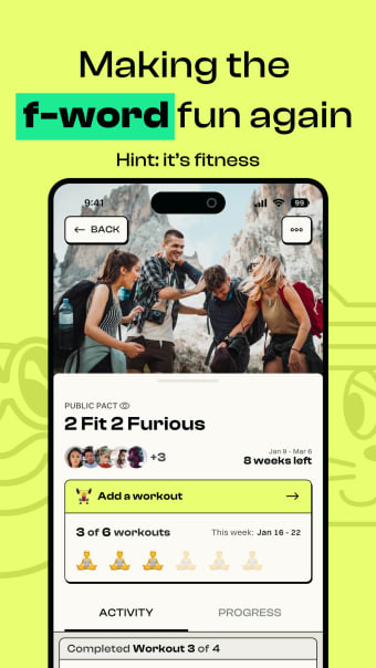 Fitness Pact: Fun Motivation