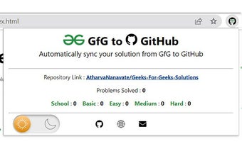 GfG to GitHub