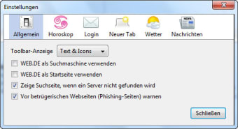 WEB.DE-Toolbar