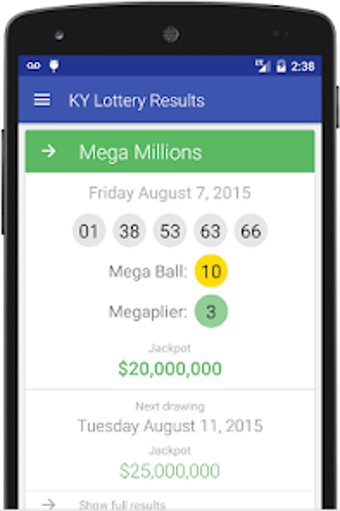 KY Lottery Results