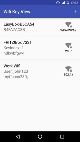 [root] Wifi Key View