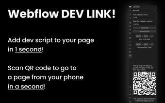 Webflow DEV LINK