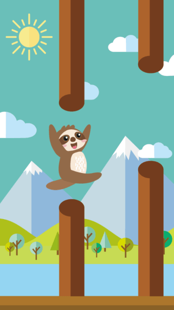 Flappy Sloth - Sky Adventure