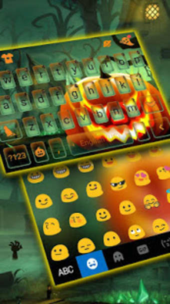 Evil Halloween Keyboard Theme