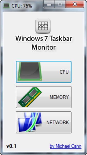 Windows 7 Taskbar Monitor