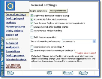Chimera Virtual Desktop