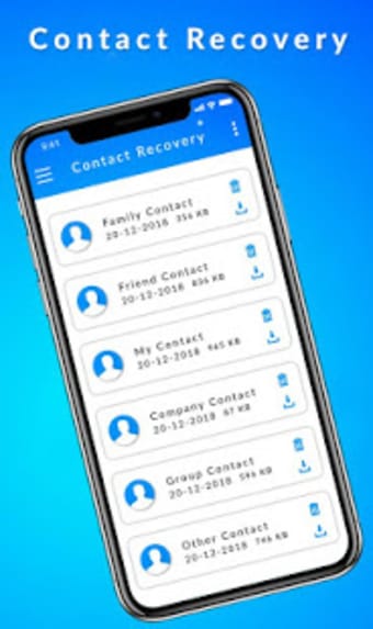 Recover Deleted Contacts - Contacts Backup