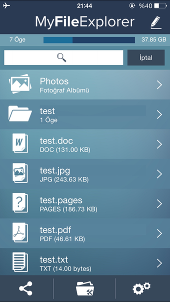 My File Explorer para iPhone - Download