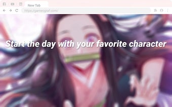 Customize browser with Demon Slayer New Tab