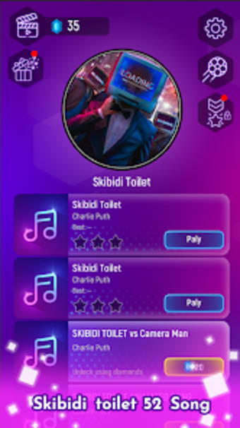 Skibidi Toilet  - Tiles Hop