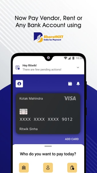 BharatNXT: Credit Card to Bank