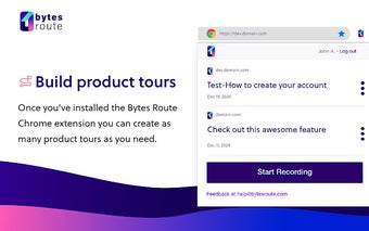 Bytes Route - Free digital adoption platform.