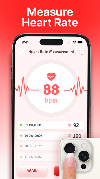 Heart Rate  Water Tracker App