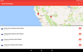 My Earthquake Alerts Pro - Quake Map  Feed