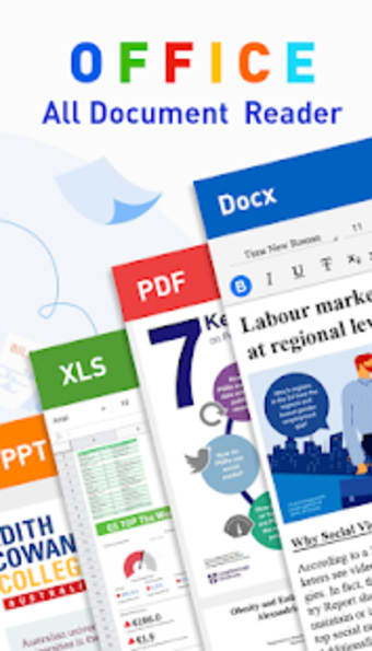 Office Word Viewer: PDF Docx Excel Slide Reader
