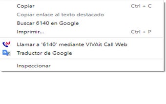 Click2Call para VIVAit Call Web