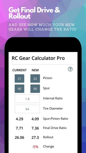 RC Gear Calculator Pro