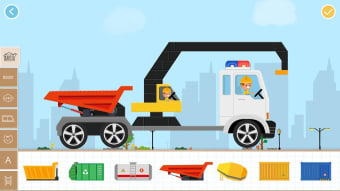 Brick Car 2 Game for Kids: Build Truck Tank  Bus