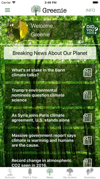 Greenie - Save the Planet