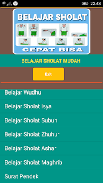 Belajar Sholat Mudah Cepat B لنظام Android - تنزيل