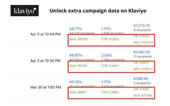 More Data on Klaviyo by Loop